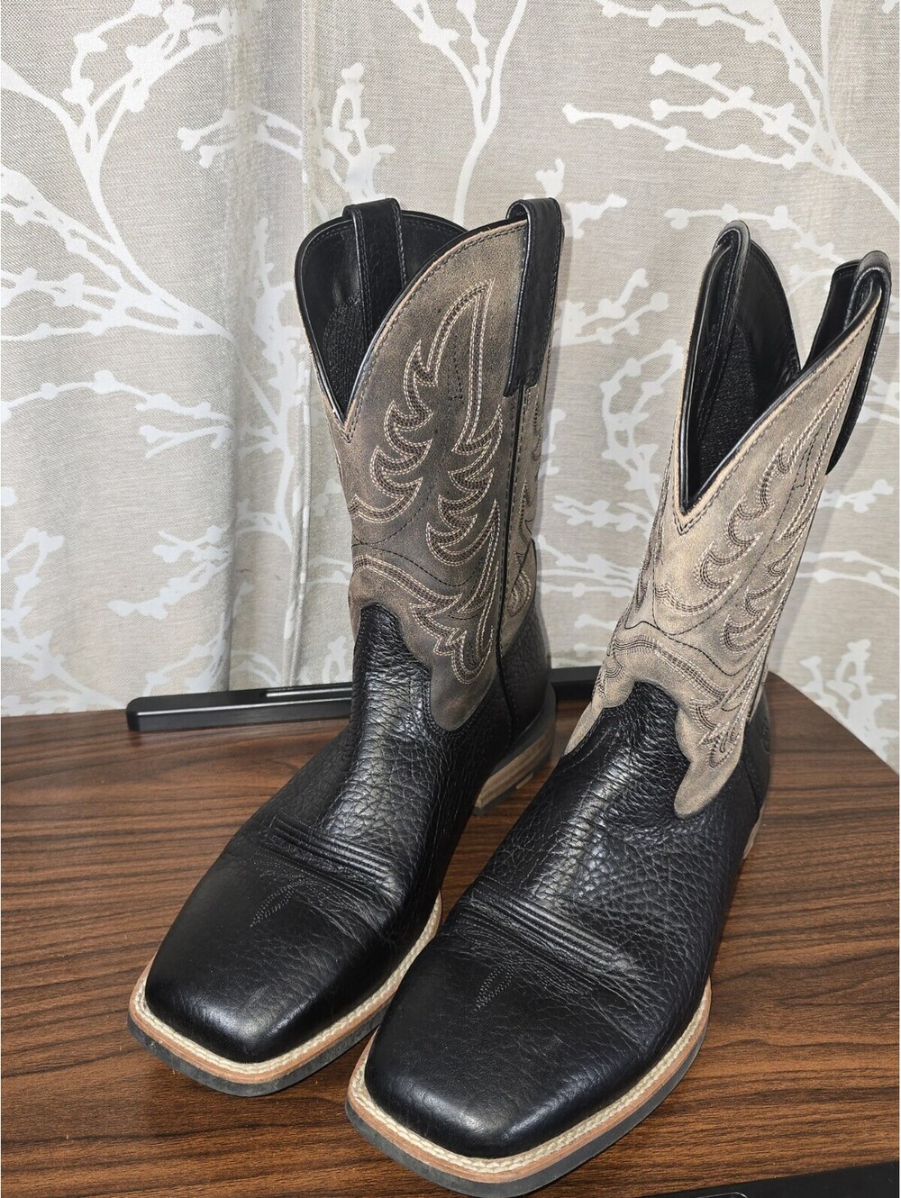 Ariat Everlite Countdown Western Boots Men’s 11.5EE Black Gray 10042464